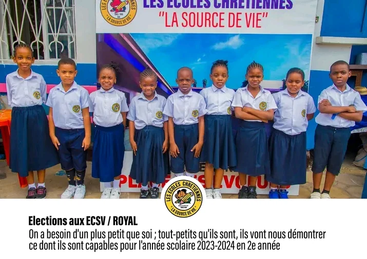 Présentation des élections scolaires à ECSV Royal.