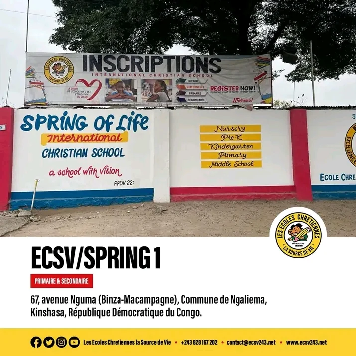 Spring of Life 1 — 67, avenue Nguma, Binza-Ma Campagne, Ngaliema, Kinshasa